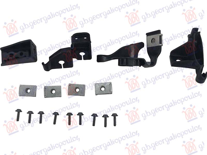 Bmw series 5 2013-2016 (f10/f11) KOMPLET ZA POPRAVKU NOSACA (PRICVRSCIVANJE) FARA (4 KOM)