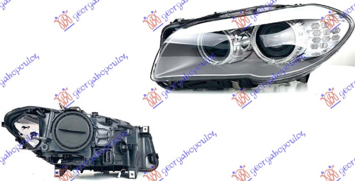 Bmw series 5 (f10/11) 10-13 FAR Bi-XENON SA LED DNEV. SVETLOM (TYC)