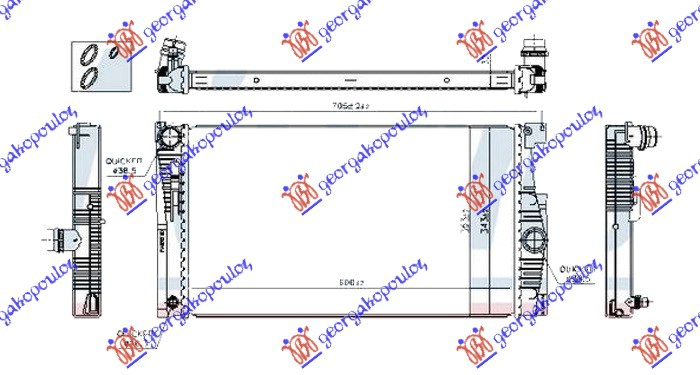 Bmw series 5 (f10/11) 10-13 HLADNJAK MOTORA 2.0 BEN AUTO (600x343)