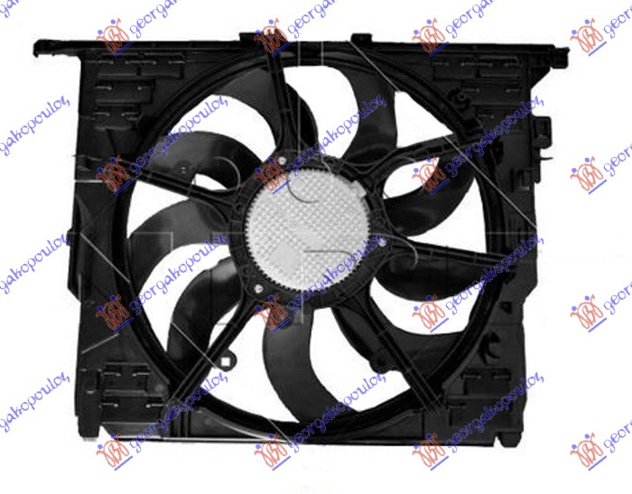 Bmw series 5 (f10/11) 10-13 VENTILATOR 3.0 BEN (485mm) (600W) (3PIN)