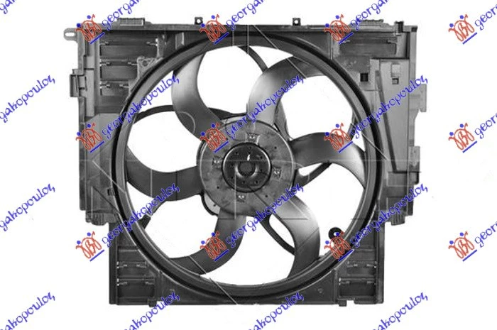 Bmw series 5 (f10/11) 10-13 VENTILATOR 2.0 BEN (485mm)(600W) (3 PIN)