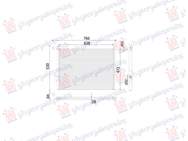 Bmw series 7 2019-2022 (g11/g12) HLADNJAK MOTORA DODATNI 4.4 BENZIN - 3.0 DIZEL (628x472)