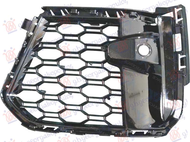 Bmw x6 2019-2023 (g06) RESETKA PREDNJEG BRANIKA CRNA (M-SPORT & X6M)