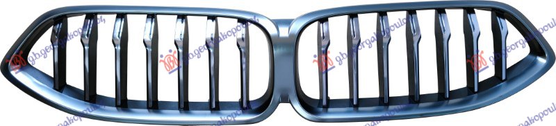 Bmw series 8 2018- (g15/g16/g14/f91/f92) PVC MASKA SIVA/SIVA/CRNA