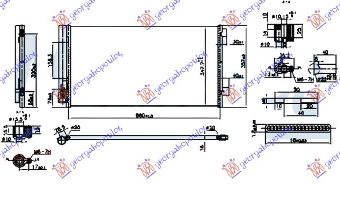 Jeep compass 16-22 HLAD. KLIME 1.4 BEN 1.6 DIZ (660x348x16)