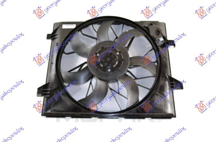 Jeep grand cherokee 14-17 VENTILATOR KOMPLET (3.6 BENZIN - 3.0 DIZEL) (505mm) (3 PIN)