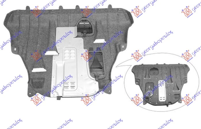 Jeep cherokee 14-19 ZASTITA MOTORA PLASTICNA