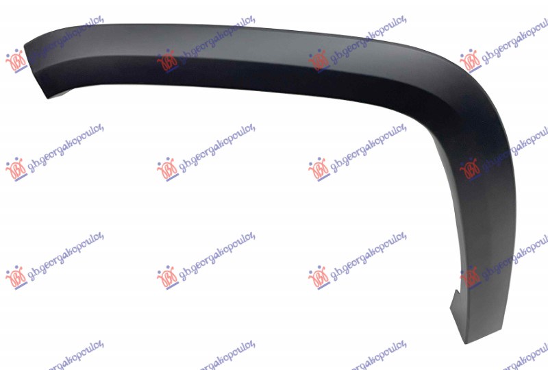 Jeep cherokee 2014-2019 (kl) RUB PLASTICNI PREDNJEG BLATOBRANA (TRAILHAWK)
