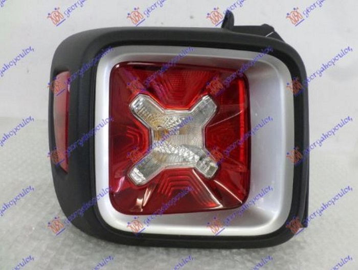 Jeep renegade 14-18 STOP LAMPA (SREBRNI OKVIR)