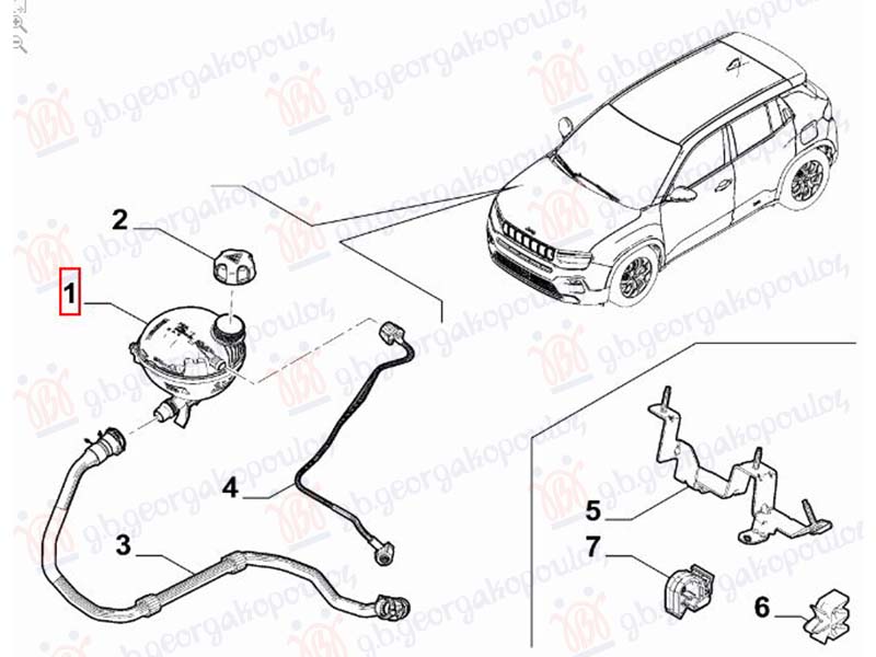 Citroen c4 2020- (ba/bb/bc) POSUDA ZA ANTIFRIZ (O)