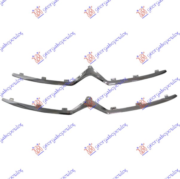 Citroen c4 2011-2020 (nc) LAJSNA PVC MASKE HROM (SET 2 KOM)