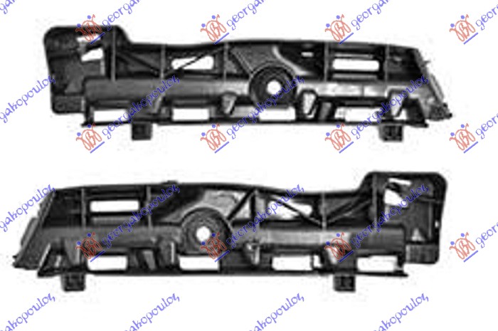 Citroen c1 14- NOSAC ZADNJEG BRANIKA SET (L=D)