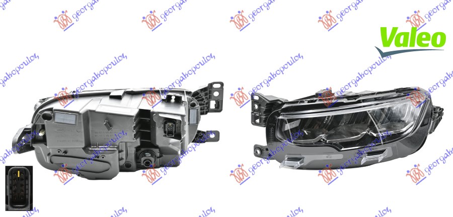 Citroen c5 air cross 2018- (ac/aj/ar/a4) FAR ECO LED (VALEO)