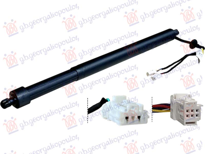 Citroen c5 air cross 2018- (ac/aj/ar/a4) AMORTIZER GEPEK VRATA ELEKTRICNI (SA AUTOMATSKIM ZATVARANJEM) (4+2 PIN)