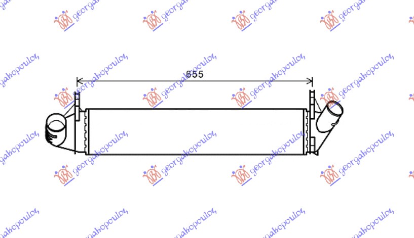 Dacia logan-mcv 05-08/p.up-van 09-12 HLADNJAK INTERC.1.5DCi(590x120x40)