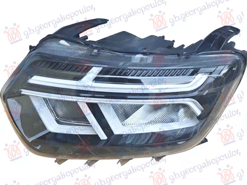 Dacia duster ii 2022-2024 (hm) FAR LED (H1/LED) (BELI OKVIR) (NOVI ZNAK NA MASCI)