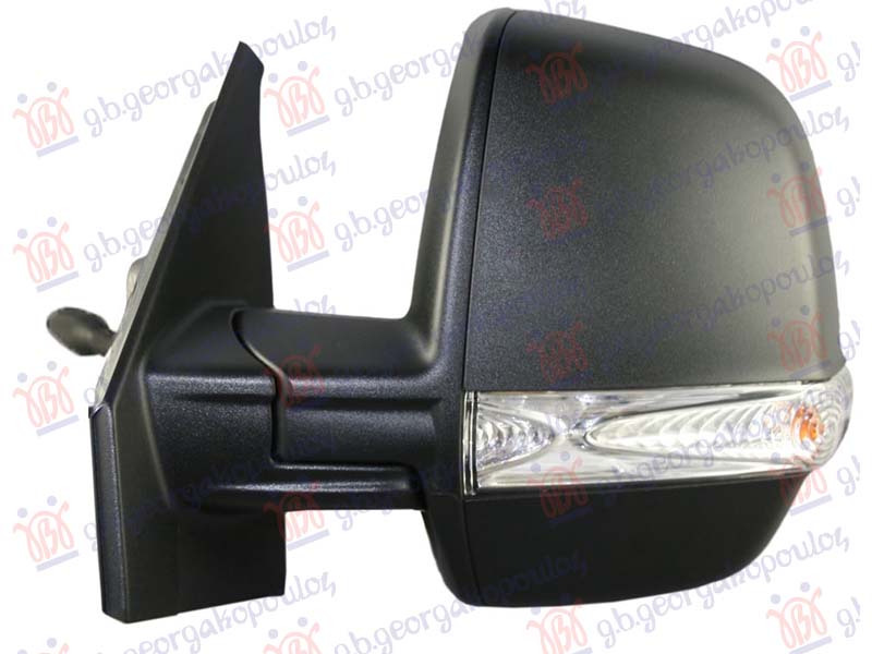 Fiat doblo 2009-2015 (263) RETROVIZOR MEHANICKI SA SAJLOM (MIGAVAC) (CARGO) (KONVEKSNO STAKLO)