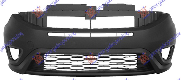 Fiat doblo 15- PREDNJI BRANIK CRNI (JEDNODELNI)