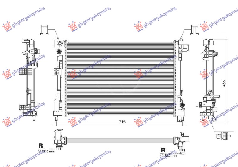 Fiat 500e 2021- (332) HLADNJAK MOTORA ELEK. (610x396)