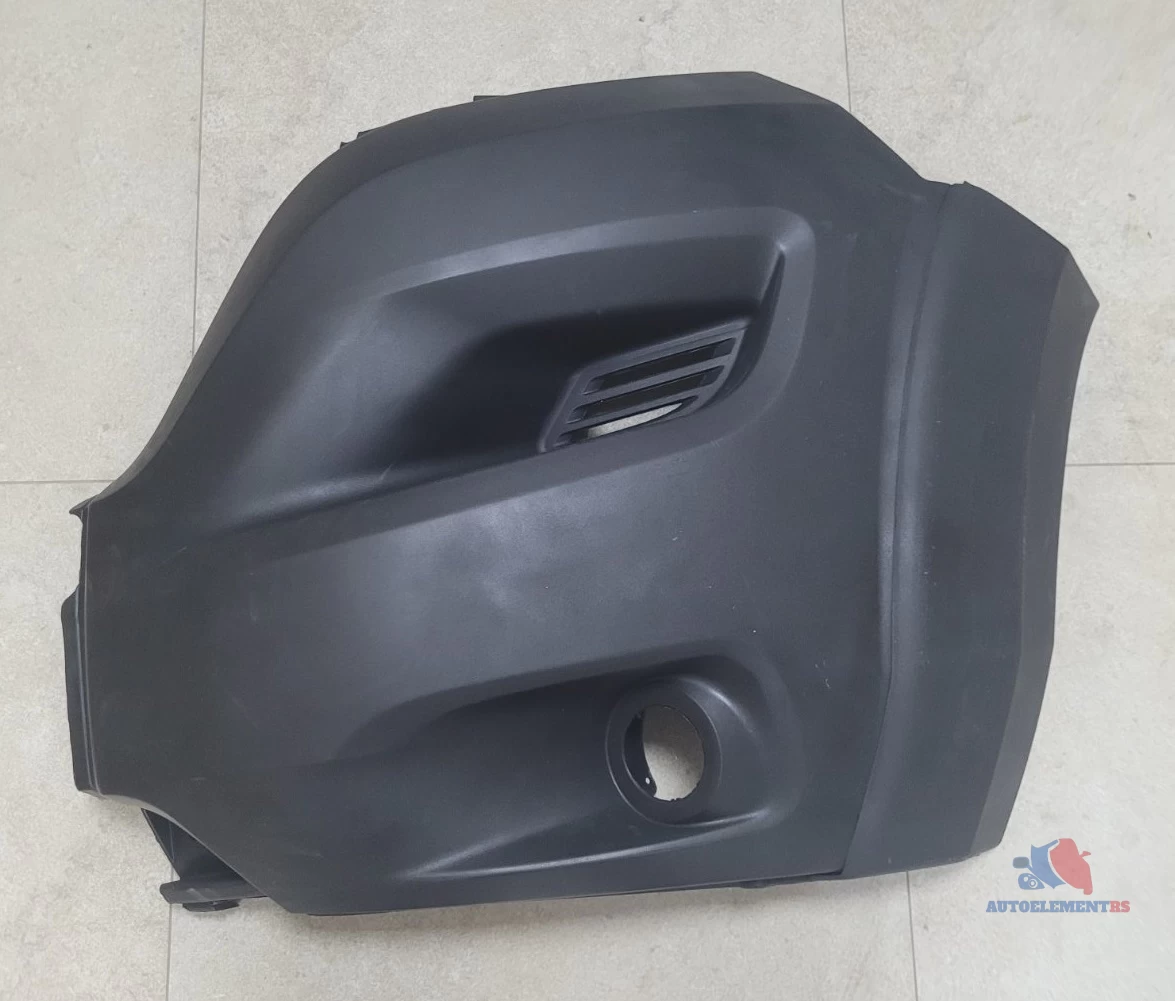 Fiat e ducato iii 2020-2025 (250) KRAJ PREDNJEG BRANIKA crni (SA RUPOM za MAGLENKu) (MAXI) (MODEL SA PLASTICNIM RUBOM NA KRILU) -2024