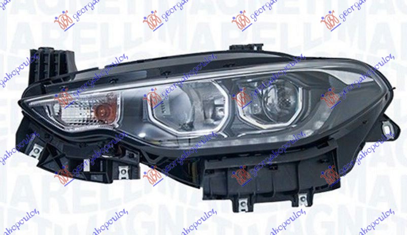 Fiat tipo 16-21 FAR ELEKTR (H7/H7) SA LED DNE SVE (MARE