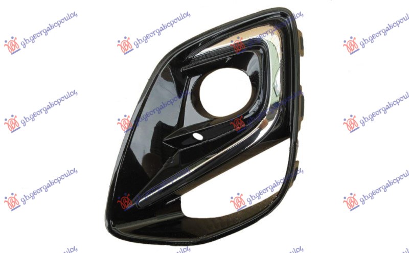 Ford puma 2020- (j2k/cf7) RESETKA PREDNJEG BRANIKA (SA MAGLENKOM) (HROM LAJSNA) (BASIC)