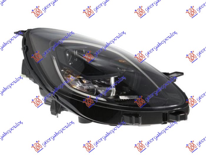 Ford puma 2020- (j2k/cf7) FAR LED (LED/PY21W) CRNI 21- (VALEO)