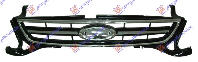 Ford mondeo 2011-2014 (ba7) PVC MASKA CRNA/HROM (HROM OKVIR)
