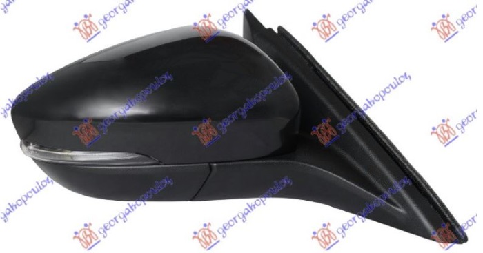 Ford focus 2022- (hm/hp) RETROVIZOR ELEKTRICNI SA GREJACEM PM (MIGAVAC) (SVETLO) (8 PIN) (KONVEKSNO STAKLO)