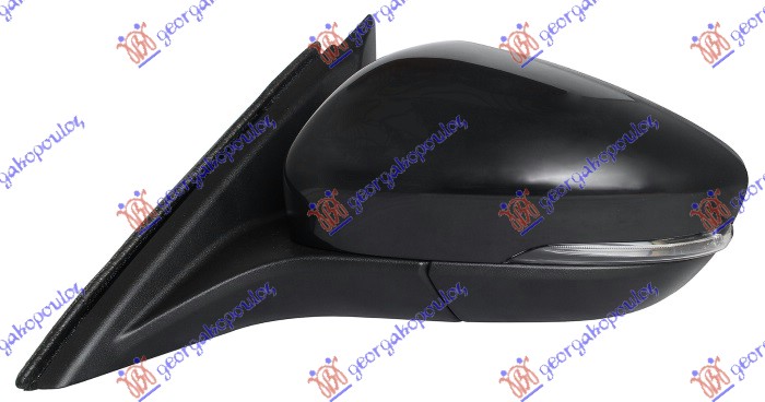 Ford focus 2022- (hm/hp) RETROVIZOR ELEKTRICNI SA GREJACEM PM (ELEKTRO-SKLOPIV) (MIGAVAC) (SVETLO) (10 PIN) (KONVEKSNO STAKLO)