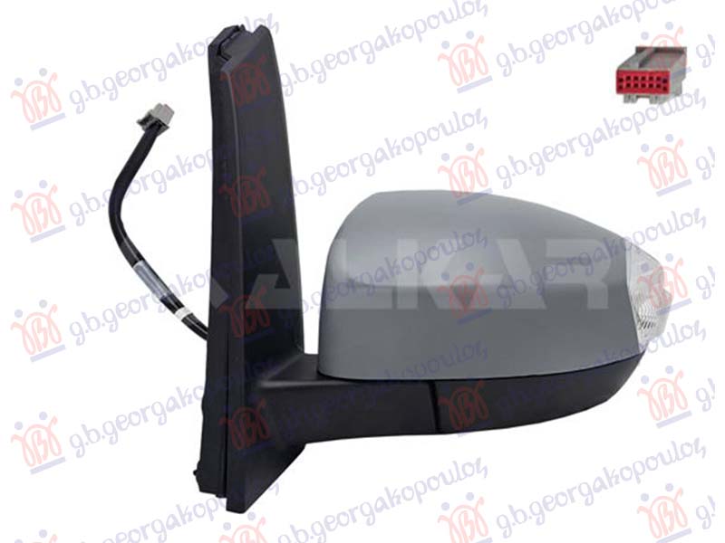 Ford c-max ii 2010-2014 (dxa/cb7/dxa/ceu) RETROVIZOR ELEKTRICNI SA GREJACEM PM (ELEKTRO-SKLOPIV) (MIGAVAC) (SVETLO) (10 PIN) (ASFERICNO STAKLO)
