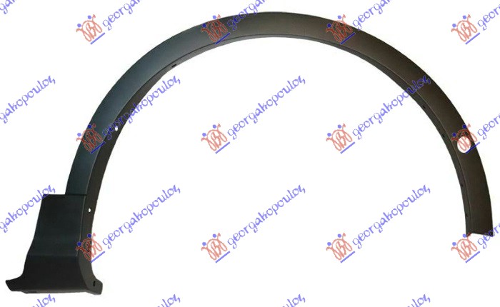 Ford kuga 13-16 RUB PLASTICNI PREDNJEG BLATOBRANA (PDC)