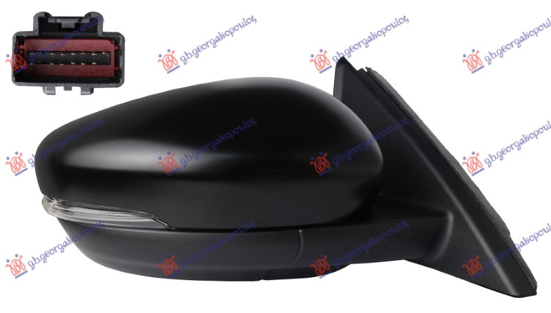 Ford kuga 2020-2024 (dfk) RETROVIZOR ELEKTRICNI SA GREJ. PM (ELEKTRO-SKLOPIV) (MEMORIJA) (MIGAVAC) (SVETLO) (13 PIN) (A KVAL) (KONVEKSNO STAKLO)