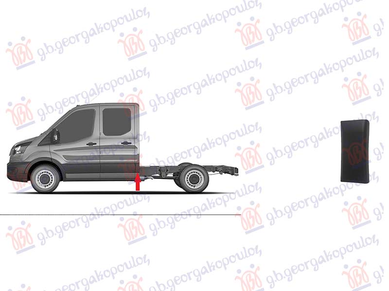Ford transit 2019- LAJSNA STUBA VRATA (OTVORENA KAROSERIJA)