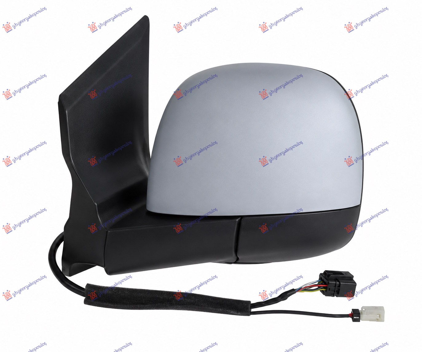 Ford transit/tourneo custom 2023- (nrn) RETROVIZOR ELEKTRICNI SA GREJACEM (MIGAVAC) (ANTENA) (6+1 PIN) (KONVEKSNO STAKLO) (A KVALITET)