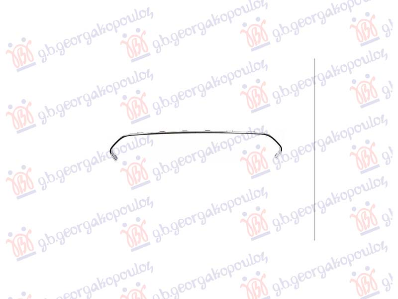 Ford transit/tourneo courier 2013-2023 OKVIR PVC MASKE HROM (GORNJI DEO) 2018-