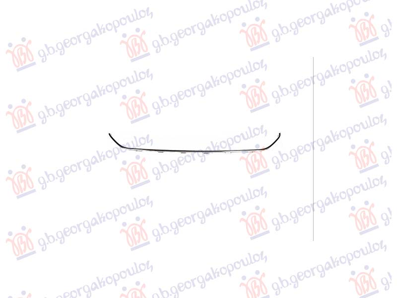 Ford transit/tourneo courier 2013-2023 OKVIR PVC MASKE HROM (DONJI DEO) 2018-