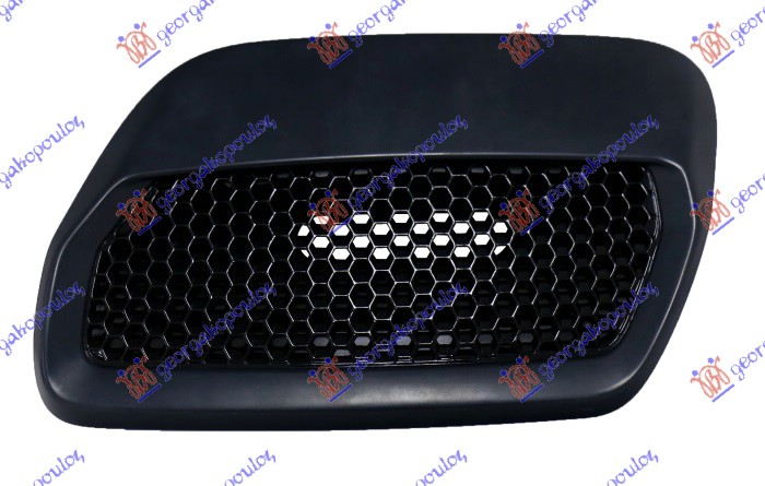 Ford mustang 2018-2024 (czg/s550) RESETKA NA HAUBI