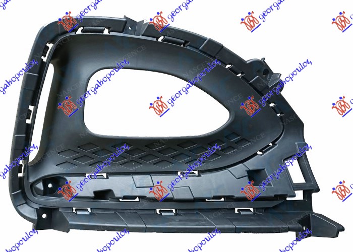 Hyundai i20 ii 2018-2020 (gb/ib) RESETKA PREDNJEG BRANIKA (SA RUPOM ZA MAGLENKU)