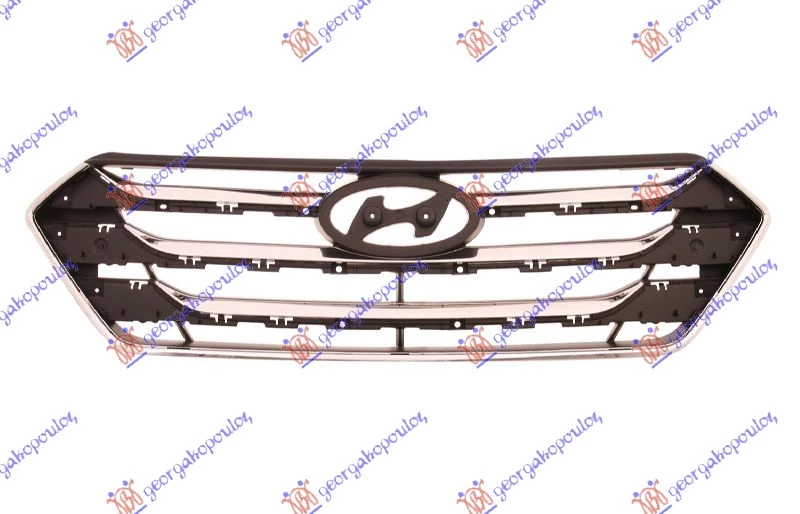 Hyundai santa fe 12-16 PVC MASKA HROM/CRNA