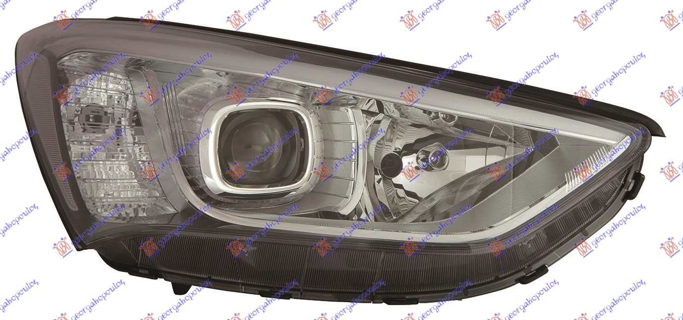 Hyundai santa fe 2012-2016 (dm/dma) FAR ELEKTRICNI SA LED DNEVNIM SVETLOM (DEPO)
