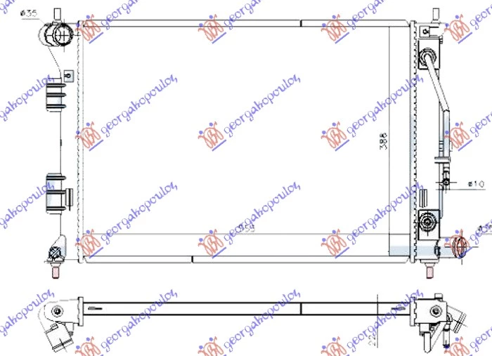 Hyundai elantra 11-13 HLAD. MOTORA 1.6-1.8-2.0 BEN AUTO 55x39