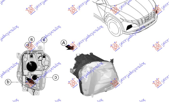 Hyundai tucson iii 2020-2024 (nx4e/nx4a) FAR (O)