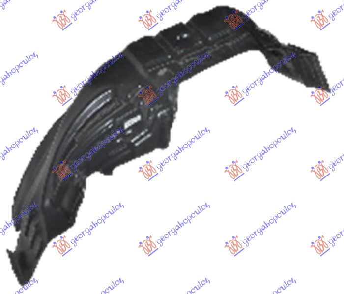 Isuzu p/u d-max 2016-2020 (tfr/tfs) ZADNJE POTKRILO PLASTICNO (4WD)