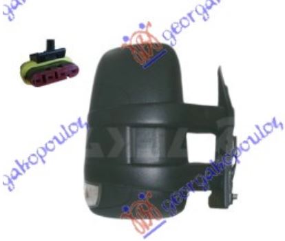 Iveco daily 2011-2014 RETROVIZOR MEHANICKI KRATKI (MIGAVAC) (KONVEKSNO STAKLO)