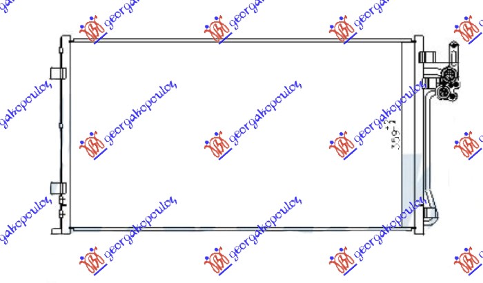 Jaguar e-pace 2017- (x540) HLADNJAK KLIME 2.0 BENZIN - 2.0 DIZEL (698x539) (NISSENS)