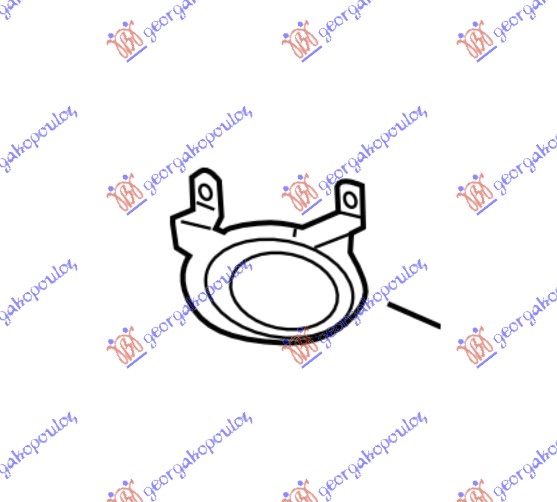 Kia soul 2008-2011 (am) POKLOPAC MAGLENKE (O)