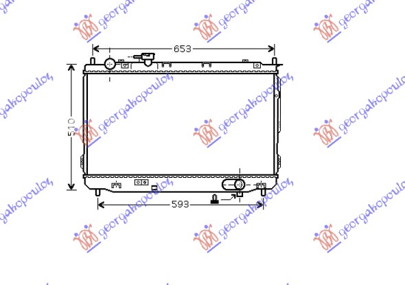 Kia carens 03-06 HLAD MOTORA 1.6-1.8-16V(43x67x26)