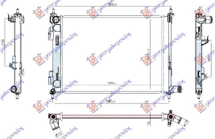 Kia rio h/b 17-20 HLAD. MOTORA 1.2-1.4 BENZIN 480x375x16