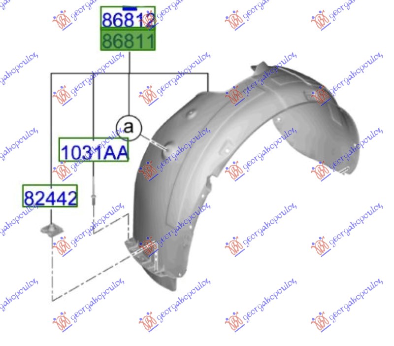 Kia sportage 2022-2025 (nq5) POTKRILO